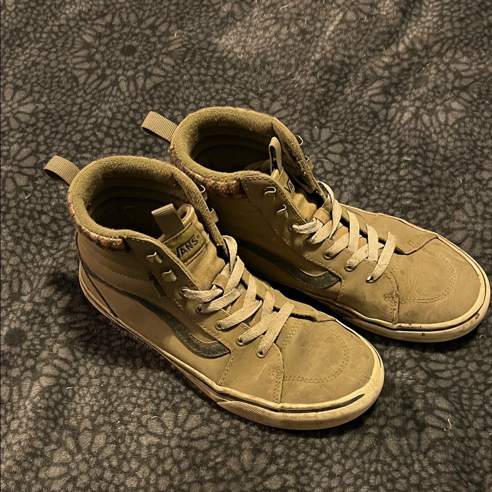Vans Kids Tan High-Top Boots